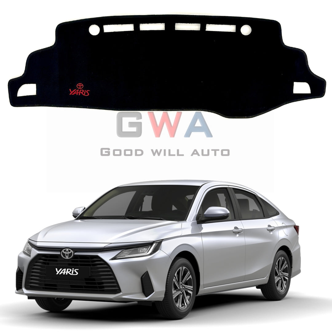 Toyota Yaris Dashboard Carpet - Non Slip Dashboard Mat Fur