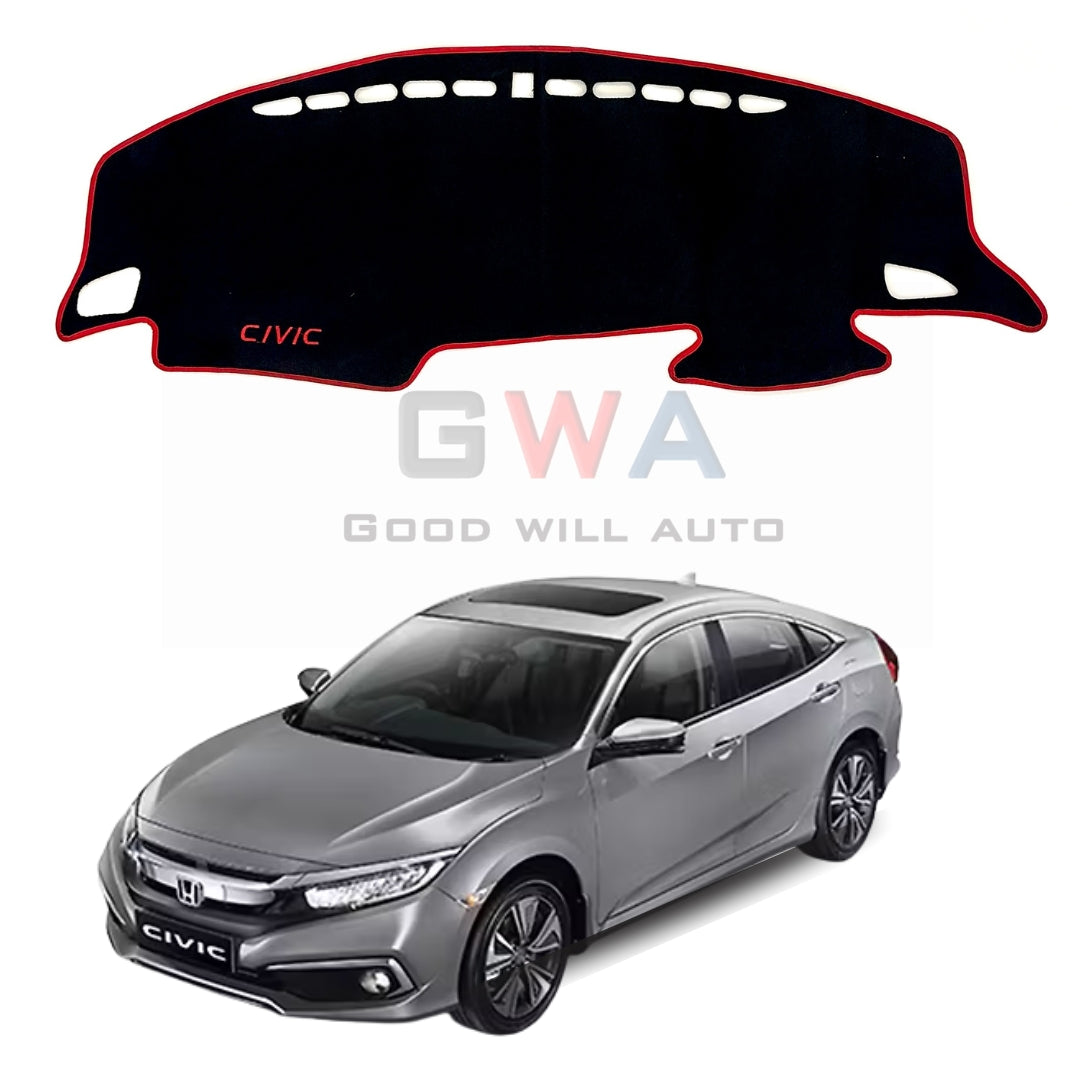 Honda Civic Dashboard Carpet - Non Slip Dashboard Mat Fur