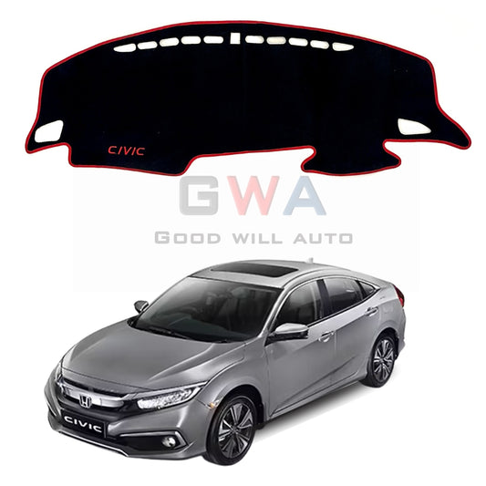 Honda Civic Dashboard Carpet - Non Slip Dashboard Mat Fur