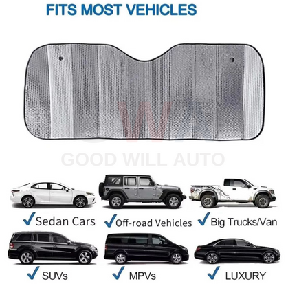 Car Sun Shade - Aluminium Foil