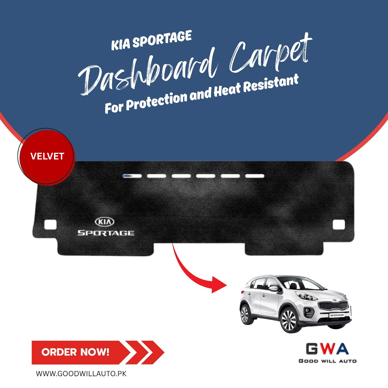 Velvet Mat for KIA Sportage