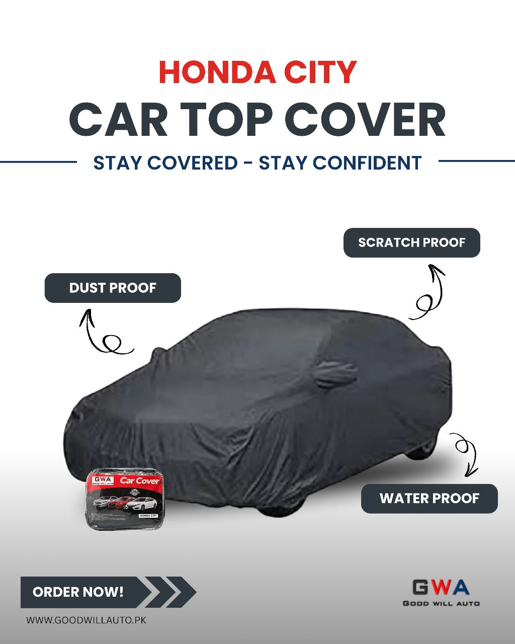 Premium Car Top Cover – Scratchproof, Dustproof & Waterproof Protection
