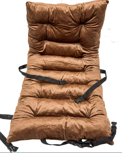 Velvet Car Seat Cushion – Premium Comfort & Back Support